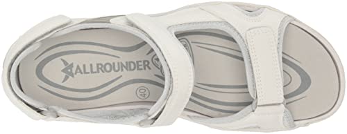 Allrounder By Mephisto Women's Its Me Sandal, White Soft, 8 #TOP4