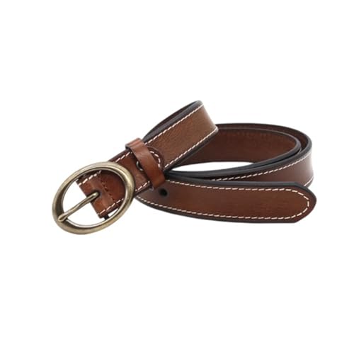Ceinture pour jeans et robes : lanière cuir vintage 3,8 cm femme