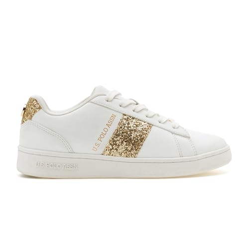 Image of U.S. Polo ASSN. Kate 3.0 Off White Sneakers Shoes with Premium Upper