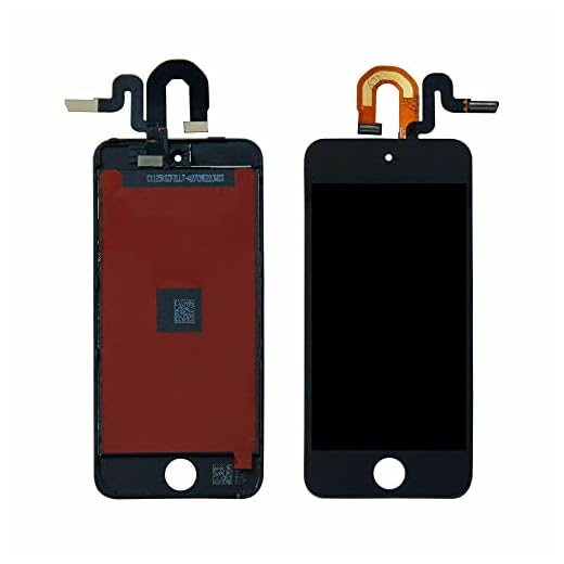 LCD Display Touchscreen Digitizer Assembly Ersatzteil kompatibel mit iPod Touch 5/6/7 th Generation Schwarz