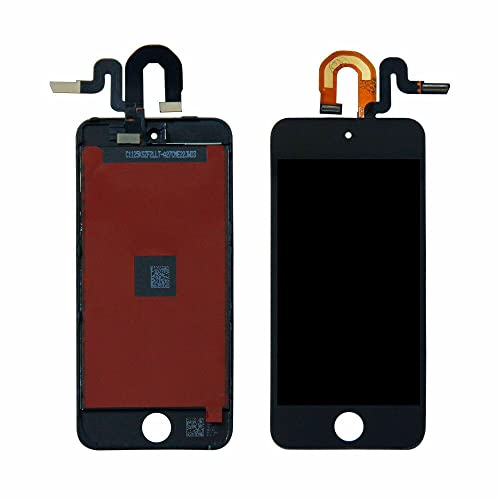 Pièce de Rechange d'assemblage de numériseur d'écran Tactile d'affichage à Cristaux liquides Compatible avec l'iPod Touch 5/6/7 e génération Noir