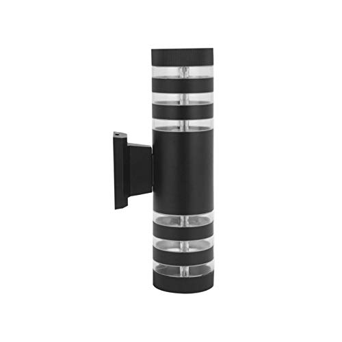 XXLYY L�mpara de Pared LED Moderna para Arriba y Abajo L�mpara de jard�n Patio Exterior Patio Exterior L�mpara de Pared Exterior Luces de Interior Negro
