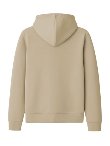Image of ADRO Men's Regular Fit Zip-Up Hoodie for man | 320 GSM Cotton Poly Fleece Zipper Sweatshirt with Soft Fabric & Printed Hoodies