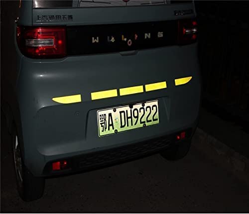 Miniatura 8 de Cinta reflectante que no se decolora, amarillo fluorescente, impermeable, para exteriores, 3 pulgadas, advertencia de alta visibilidad, cinta de