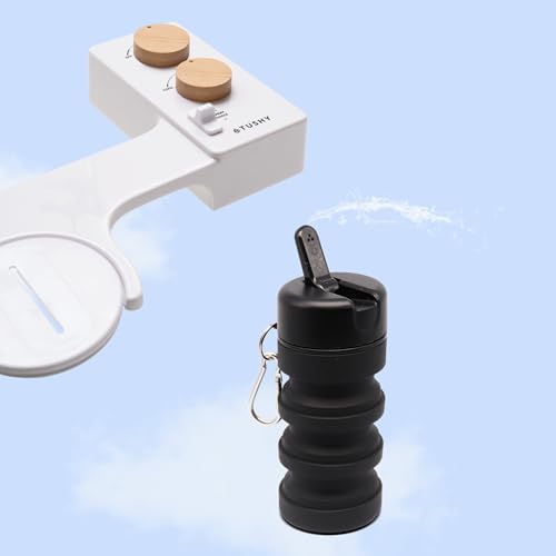 TUSHY Spa Bamboo Bidet & Onyx Travel Bidet Bundle image 4
