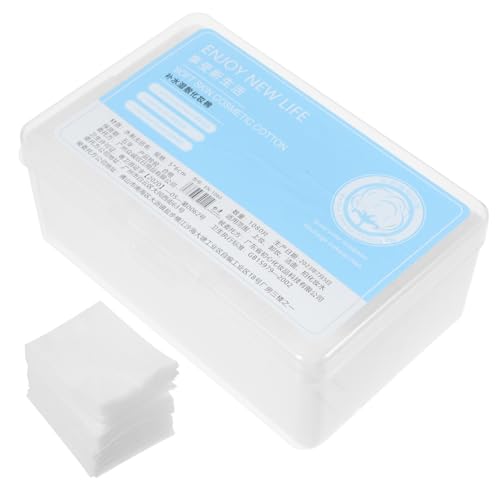 WOFASHPURET 1080pcs Non Woven Facial Pads for Makeup Removal Nail Polish and Toner Application Convenient Lightweight Cosmetic Pads for Women