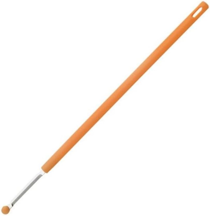 SUNCRAFT Egg Mix Stick, Stainless Steel Blade, Chalazae Removal, Effortless Mixing Kitchen Gadget 9” x 0.4" Made in Japan (Yellow)