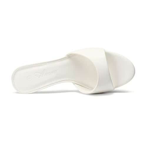 Save on Athlefit Women's Kitten Heels - Comfortable Low Heel Sandals - Image 5