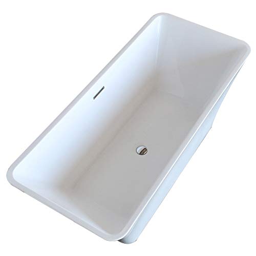 Atlantis Whirlpools 6730Nrsxcwxx Nariva 30 Inch X 67 Inch Rectangle Acrylic Freestanding Soaking Bathtub #TOP24