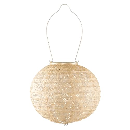 Allsop Home Garden 31771 Solar Lighting, Pearl, Wave Globe