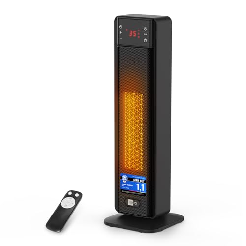 aeco EcoHeat Boost 58cm Energiesparend Heizlüfter mit...