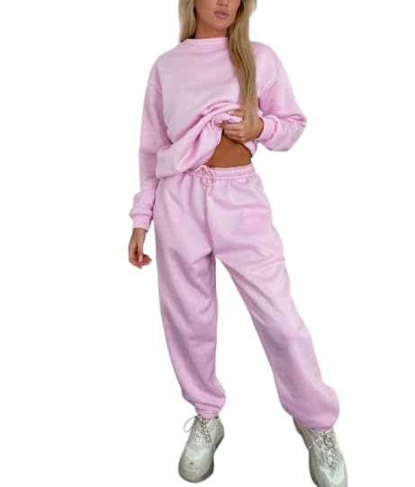 Survêtement ample 2 pièces en polaire femme - Tenue de nuit chaude hiver