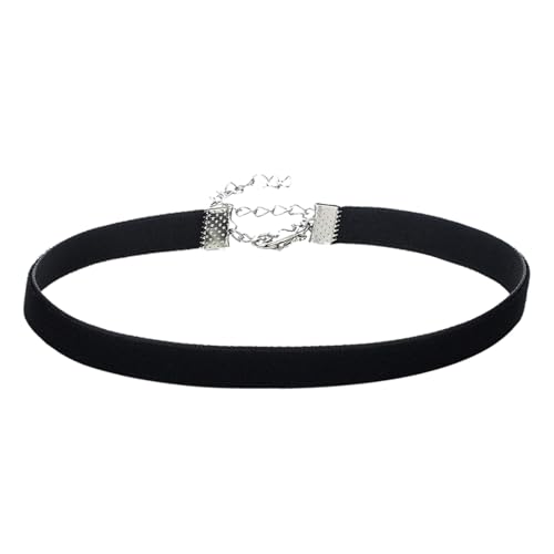 GTYARYUA Collier Ras de Cou, Collier Gothique, Noir Réglable Velours Choker, Collier Halloween, Choker Femme, Convient aux Jeux de Rôle du Carnaval...