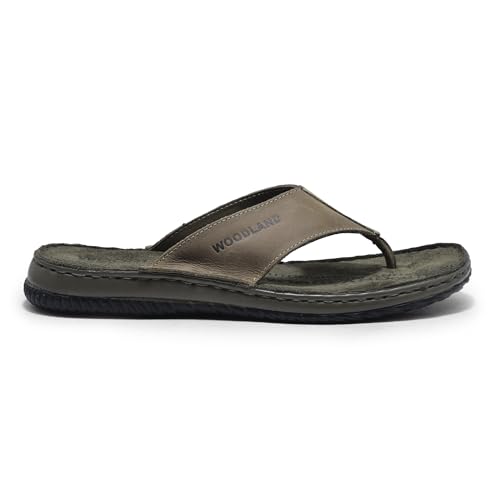 Image of Woodland Men's Leather Slippers