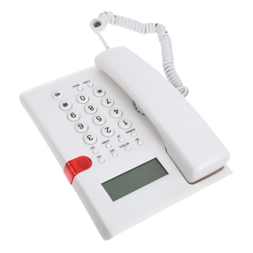 DIYEAH 1 Juego telefono Fijo Oficina teléfono de Escritorio teléfono público de Monedas portátil Teléfono Comercial Teléfono de Mesa teléfono residencial telefono de la casa AbS