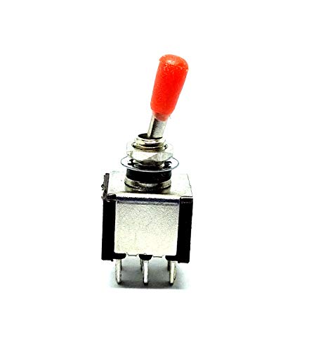 Image of INVENTO 2pcs Electrical DIY 3A /5A AC 250V /125V DPDT ON-Off 6 Pin 2 Way Toggle Switch for Guitar Car Motorcycle