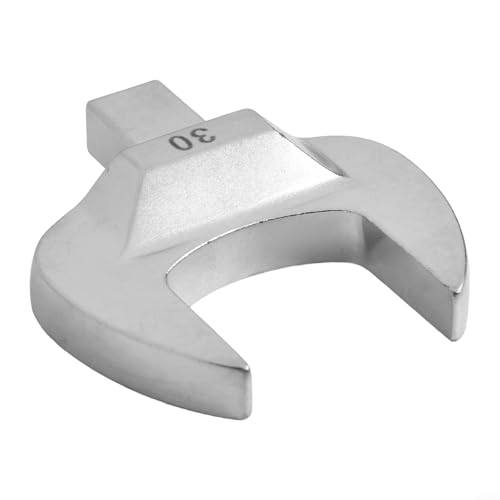 Jeu de clés à extrémité ouverte, clé en acier au chrome vanadium avec outil d'insertion de 9 x 12 mm, clé dynamométrique réglable pour douille métrique, outil à main robuste pour automobile (30 mm)