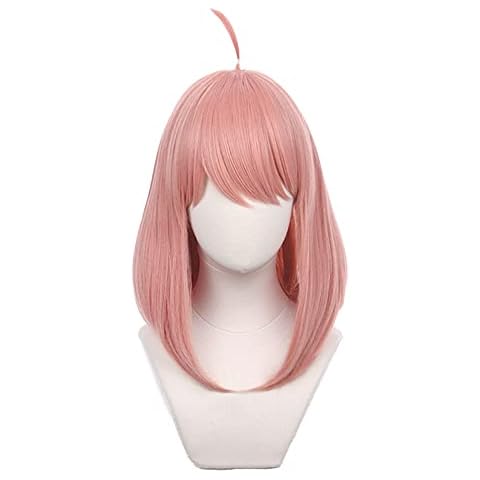 OSIAS Spy Family Anya Forger Cosplay Wig for Woman and Girls Cover