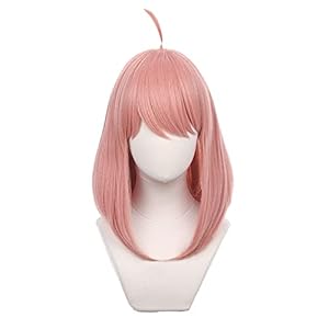 OSIAS Peluca de Cosplay de Anya Forger Spy Family para Mujer y Niña