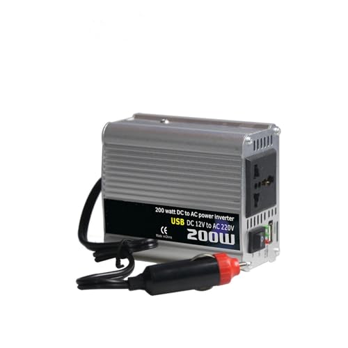 Onduleur à onde sinusoïdale modifiée 200W compact avec ports de charge multiples