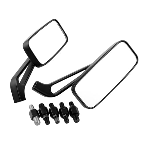 Espejo retrovisor moto clásico negro accesorio modificación manillar