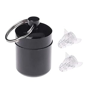 Lekind 2 Stks Slaap Oordopjes gehoorbescherming, Hoge Fidelity Oordopjes met Fles voor Muzikanten Concerten Motorfietsen…