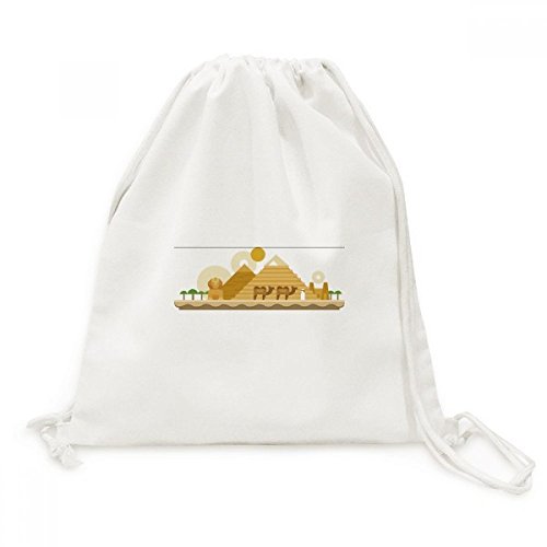 Sac à dos en toile Égypte léger pour éviter le mal de dos pendant vos visites