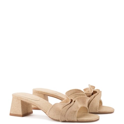 Brigitte Ruffle Mule2