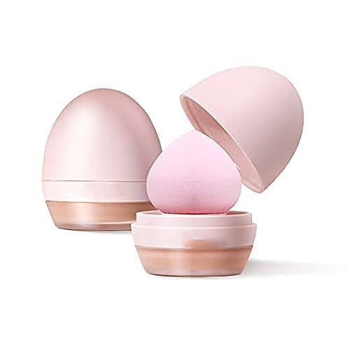 MAEPEOR Semi-matte Foundation 4 Colors Silky Velvet Foundation Cream Lightweight and Non-greasy Longwear Moisturizing Face Makeup with an Sponges (01 Whipped Cream)