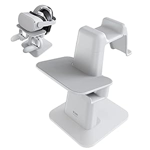 KIWI design VR Stand Accessories Compatible with Quest 2/Rift S/Valve Index/HP Reverb G2/Quest VR Headset and Touch…