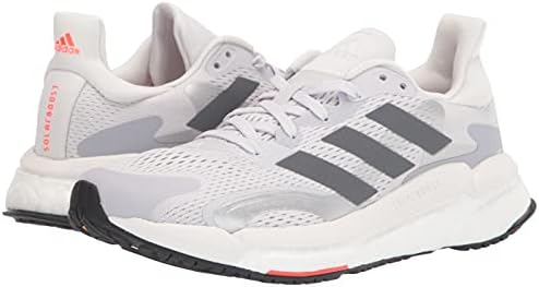 adidas Women's Boost 3 Running Shoe, Dash Grey/Grey/Solar Red, 9.5 | Image 6