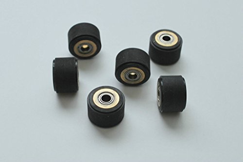 6pcs 4x11x16mm graphtec Cutting Plotter Vinyl Cutter Pinch Roller Wheel Japan Bearing+Copper+Rubber