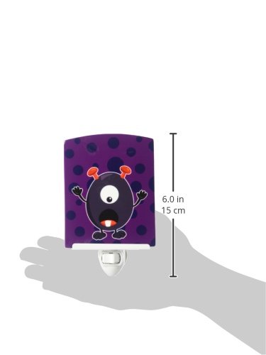 Lámpara de noche de cerámica Little Monster 6x4 pulgadas miniatura 3