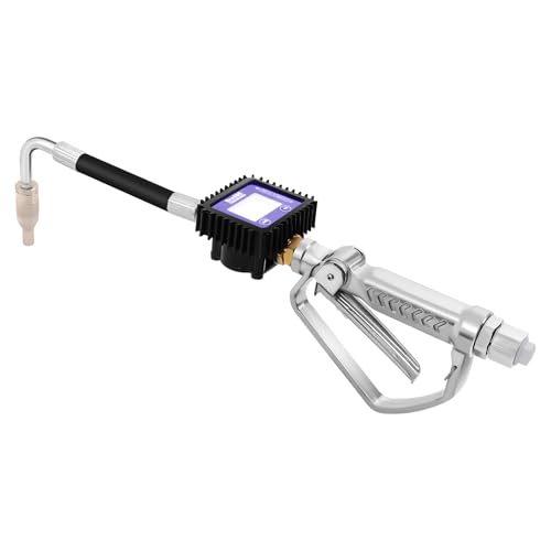 JLYNOWPT Electronic Oil Gauge Gun, Digital Oil Control Valve Meter Nozzle with 1/2