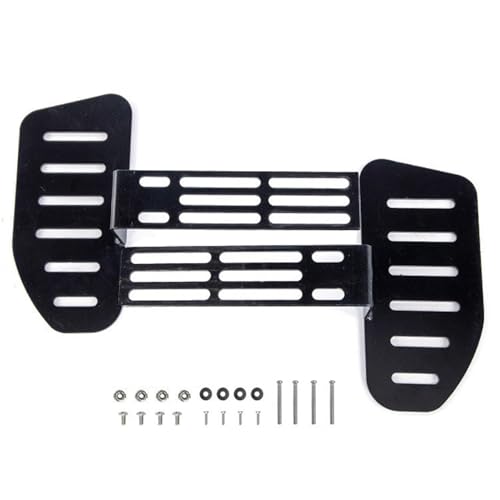 Pédales de moto anti-fatigue avec supports réglables pour éliminer les douleurs sur route