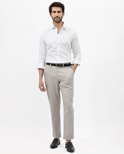 Image of Rare Rabbit Men Regular Fit Solid Beige Satin Long Sleeve Button Shirt