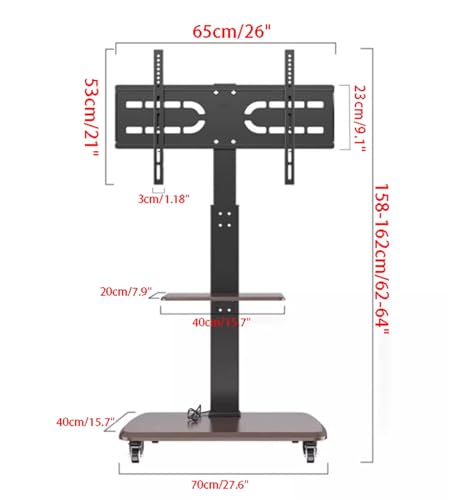 Soporte móvil universal TV para pantallas 37-75 pulgadas miniatura 5