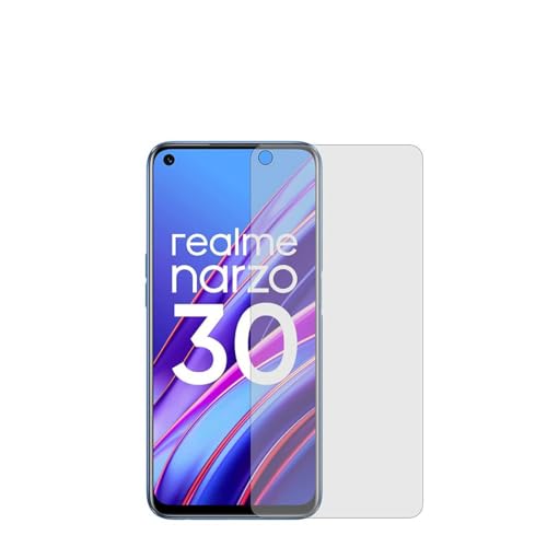 Image of Embed HD-Clear Screen Guard for Realme Narzo 30 5G - Harder or Durable Plastic & More Impact-Resistant Than Glass, with Free Installation Kit