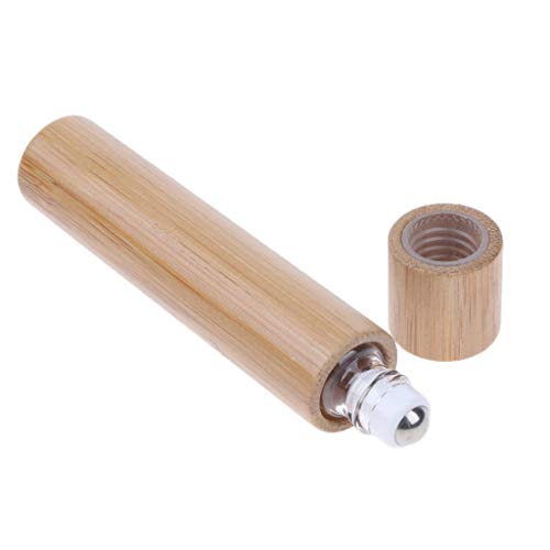 LoveinDIY Portable Essential Oil Roller Bottle Refillable Perfume Roll Glass Bottle - 15ML