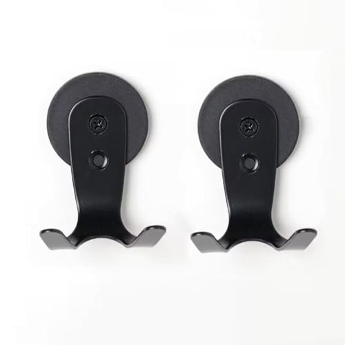 Eawfgtuw Soporte para herramientas de café de acero inoxidable con ventosa y revestimiento de goma, para portafiltro y manipulación, compatible con armarios de metal, color negro