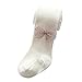 Produktbild Allence Baby Mädchen Strumpfhose aus Gekämmte Baumwolle Strickstrumpfhose mit Bow 6 Monate bis 6 Jahre