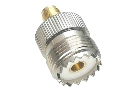 Conector SMA hembra a UHF SO239 hembra en pack de 10 unidades para cable coaxial 4