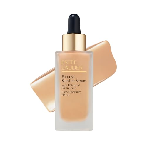 Estée Lauder Futurist Skin Tint Serum Foundation SPF 20 with Glycerin | Light Coverage, 1.0 Fl Oz, 1N1 Ivory Nude