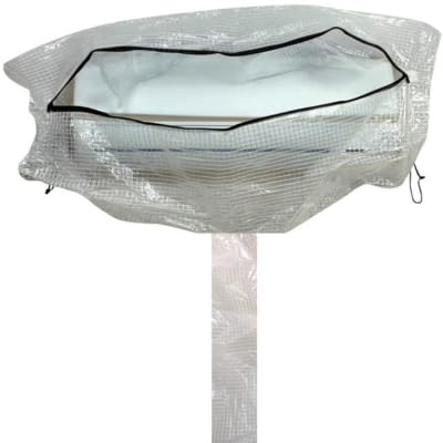 Image of FIVA AC Service Cleaning Cover for Split AC Indoor Unit | Waterproof Reusable Service Bag for Washing & Coil Cleaning | Dust & Splash Proof | Easy Fit for Home & Professional Use (pvc Dhaga, 45)