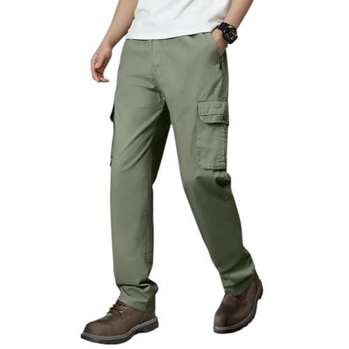 Adorlina Flex Cargo Pants for Men, FlexRover - Ultra Comfort Flex Fit Multi-Pocket Durable Pants for Work
