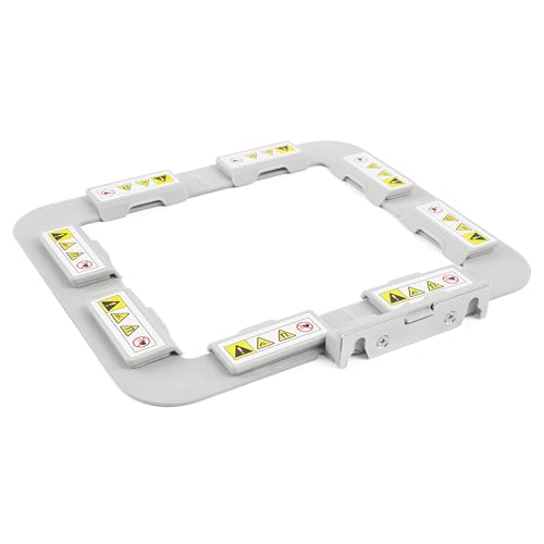 Image of Sew Tech Magnetic Embroidery Hoop for Brother PE900 PE800 SE2000 SE1900 Innovis 1250 1250D 700 PE700 PE700II PE770 780D PC6500 Machine Babylock Accord BLR BLR2, 4 inchx4 inch Mighty Snap Magnet Frame