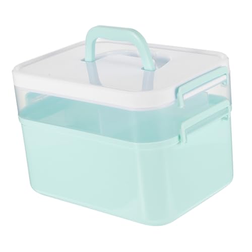 BEBEMOKO 美甲工具箱 大容量収納ボックス 蓋付き耐久素材 ポータブル実用ネイルポリッシュケース ネイルアート用品整理用