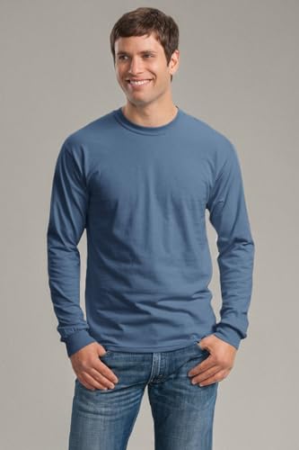 Image of Gildan Men's Ultra Cotton Long Sleeve T-shirt, Style G2400