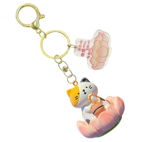 Colgante de figura de acción – Llavero de muñeca de buena suerte | Llavero de teléfono móvil | Decoración colgante de colores brillantes para coche, 1, Refer to description