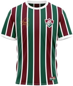 Braziline Camiseta Fluminense Marcelo, Vinho/Branco/Verde